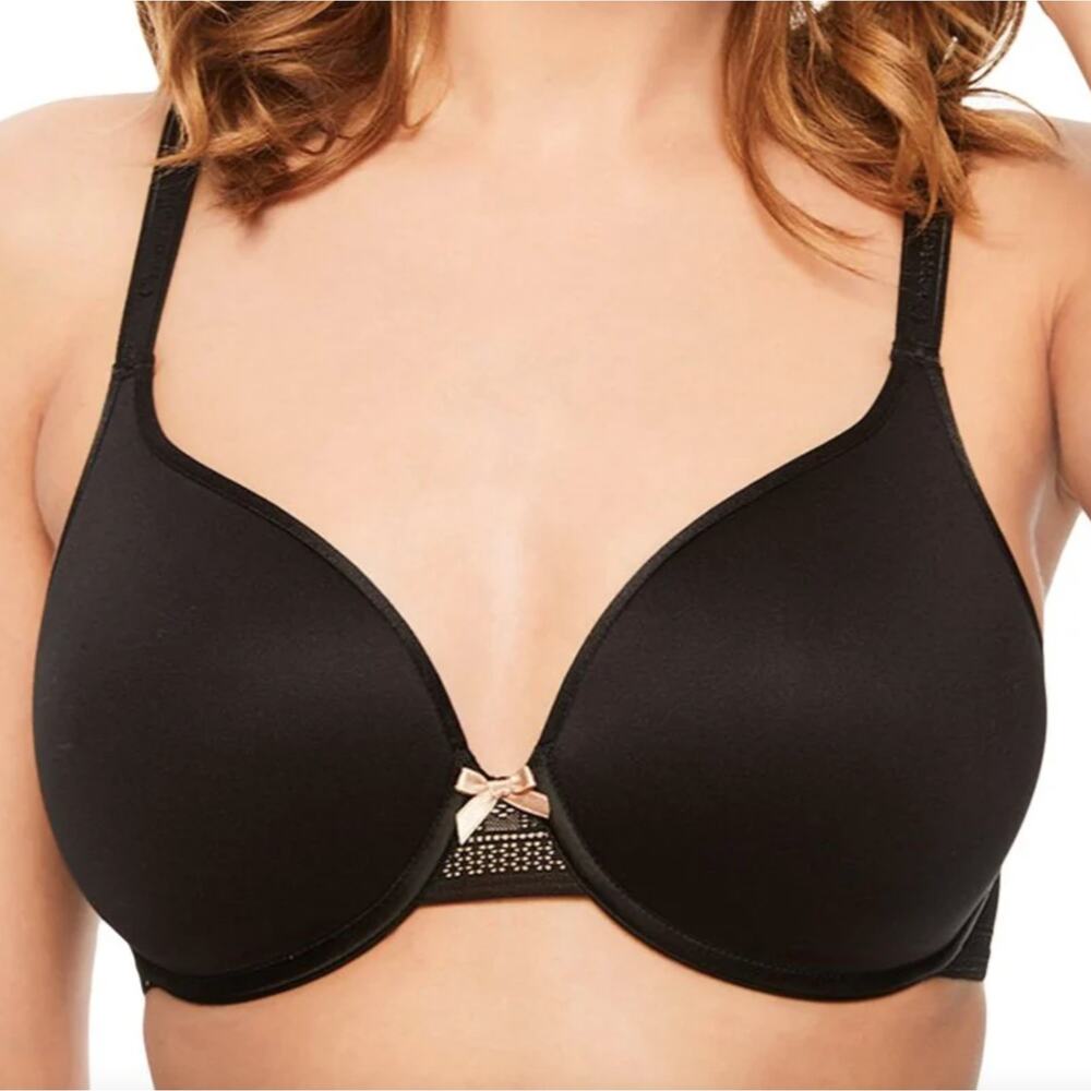 Chantelle Black Bra with Bow Accent